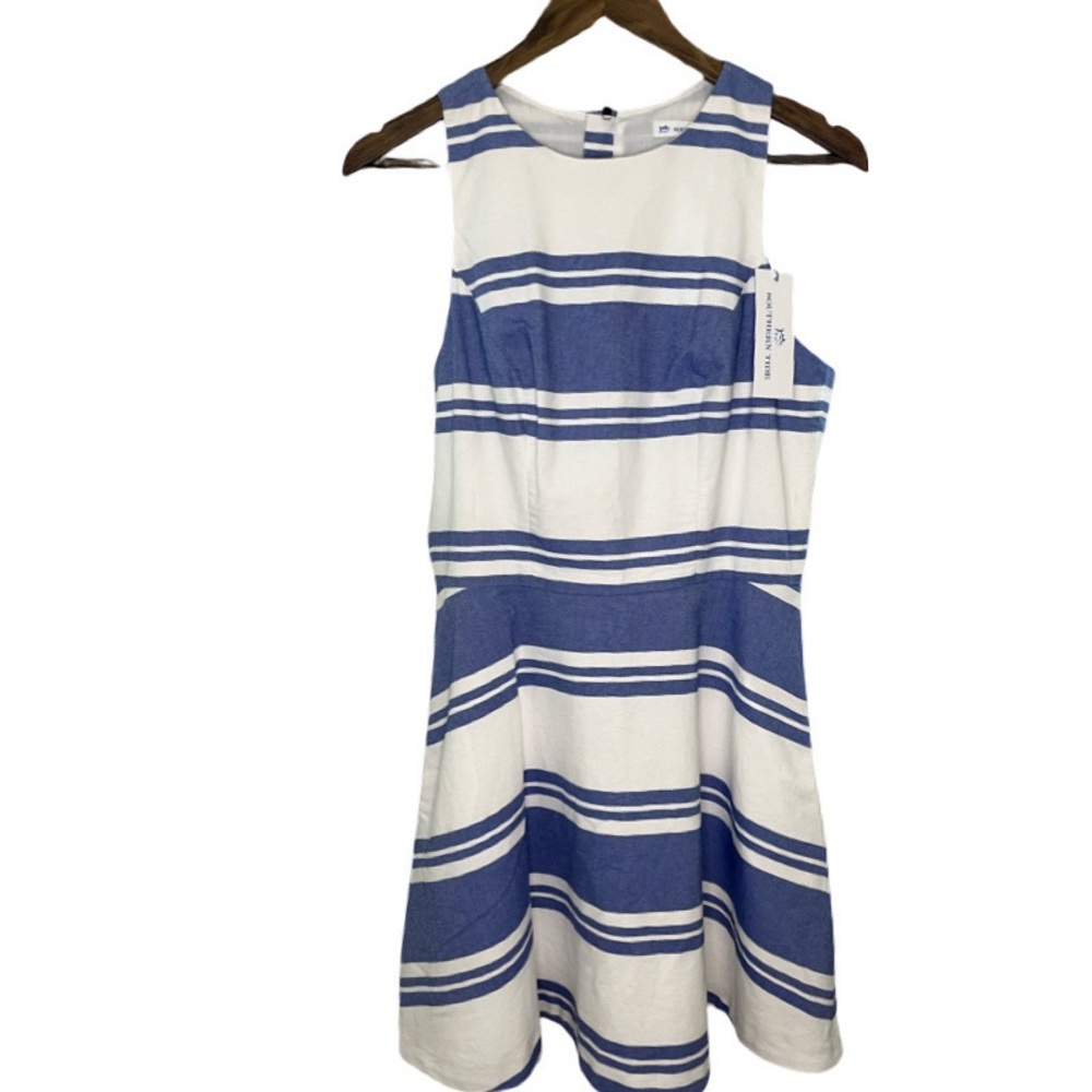 Southern Tide- Blue and white dress.